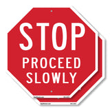 Stop Proceed Slowly