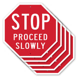 Stop Proceed Slowly