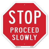 Stop Proceed Slowly
