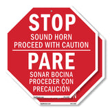Stopsound Horn Proceed with Caution Pare Sonar Bocina Proceder Con Precaución
