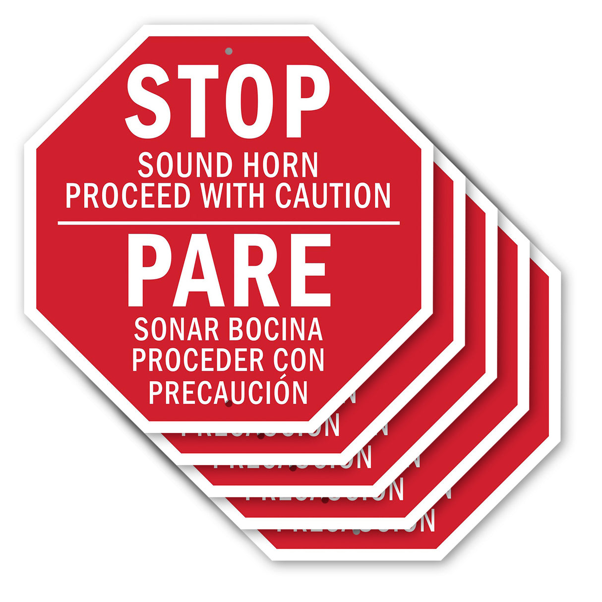 Stopsound Horn Proceed with Caution Pare Sonar Bocina Proceder Con Precaución