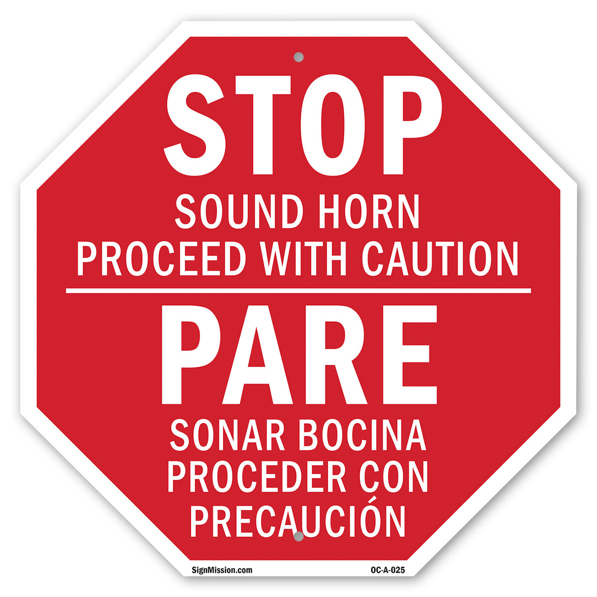 Stopsound Horn Proceed with Caution Pare Sonar Bocina Proceder Con Precaución