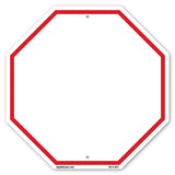 Blank Sign White Background