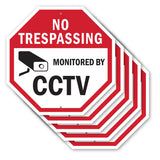 No Trespassing Monitored By CCTV