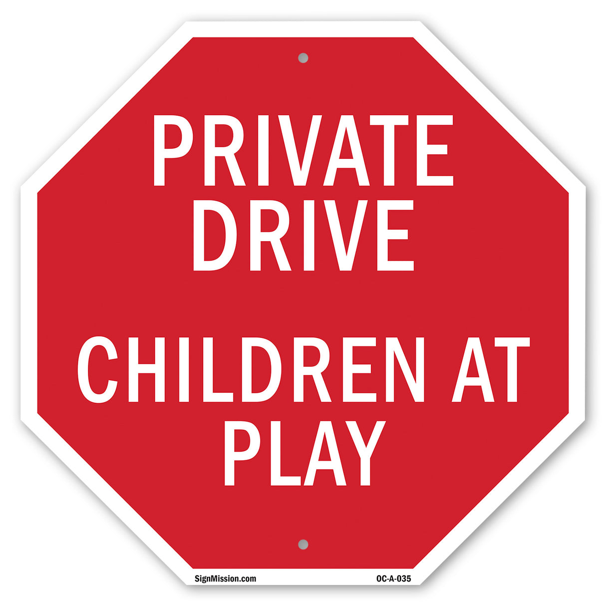 Private Drive Children at Play