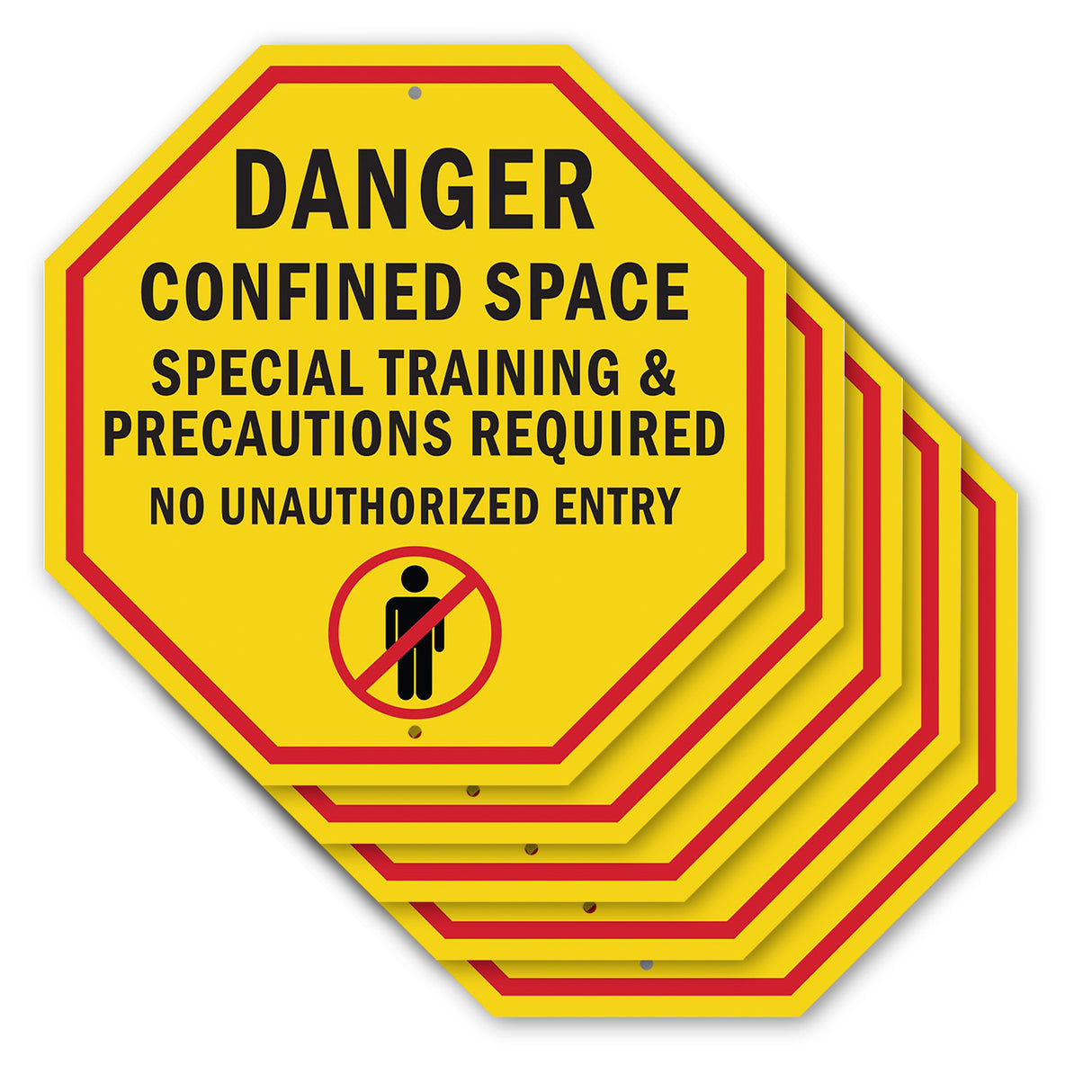 Danger Confined Space Special Training & Precautions Required No Unauthorized Entry