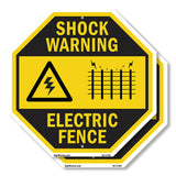 Shock Warning Electric Fence