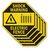 Shock Warning Electric Fence
