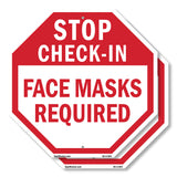 Stop Check-in Face Masks Required