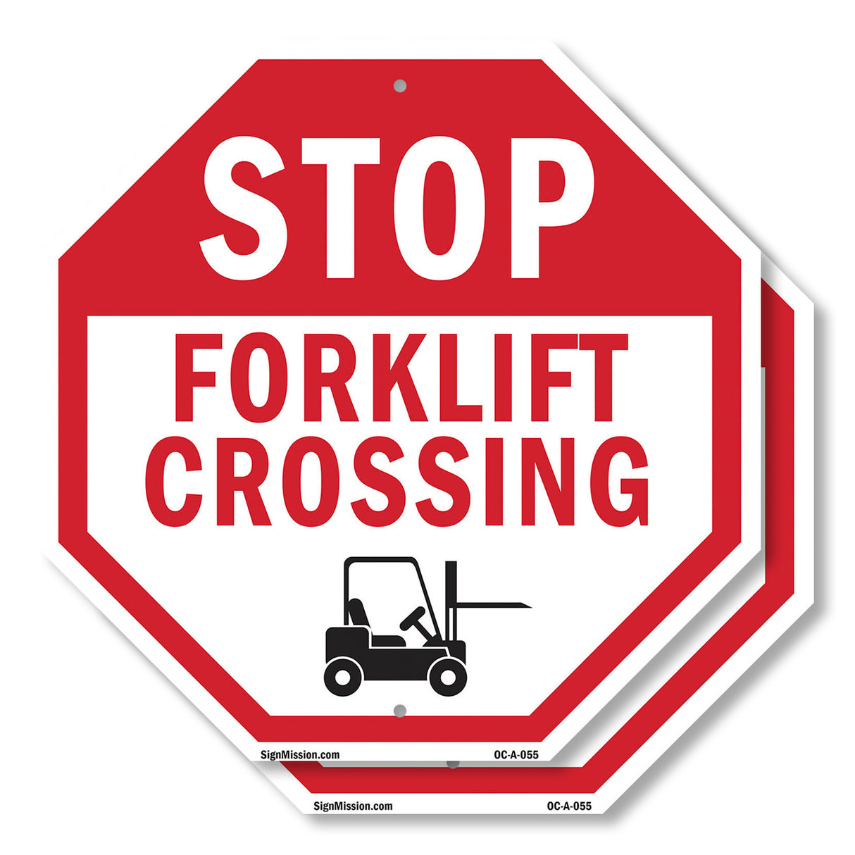 Stop Forklift Crossing