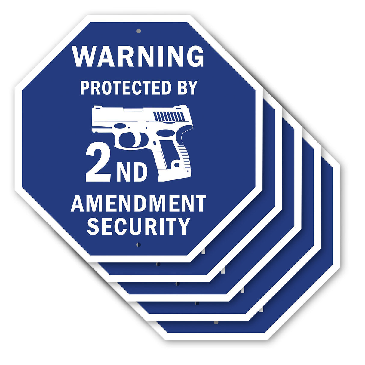 Warning Protected By 2nd Amendment Security