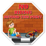 No Riding Beyond This Point