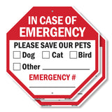 In Case of Emergency Please Save Our Pets ☐ Dog ☐ Cat ☐ Bird Other Emergency #