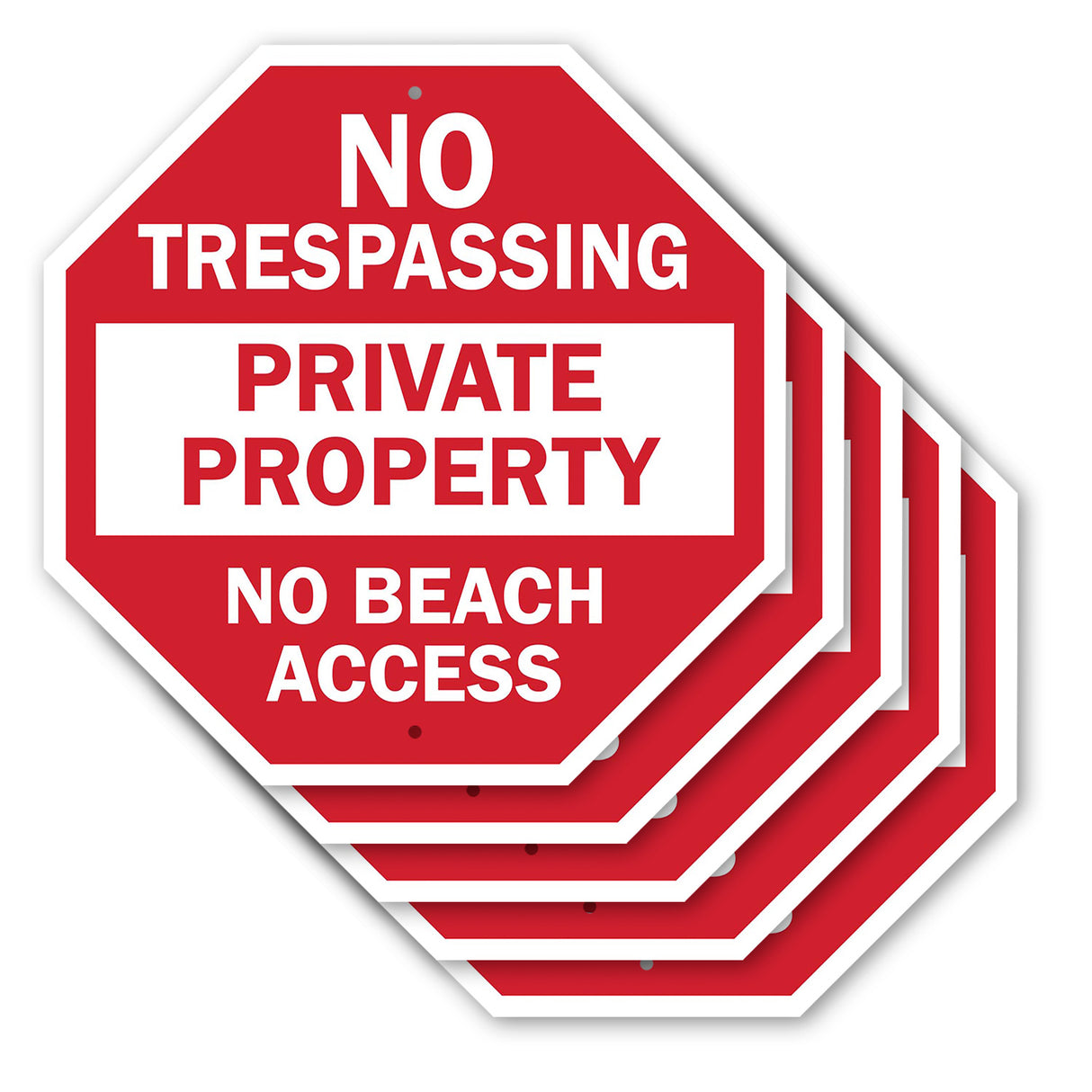 No Trespassing Private Property No Beach Access