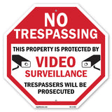 No Trespassing This Property Is Protected by Video Surveillance Trespassers Will Be Prosecuted