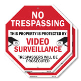 No Trespassing This Property Is Protected by Video Surveillance Trespassers Will Be Prosecuted