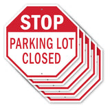 Stop Parking Lot Closed