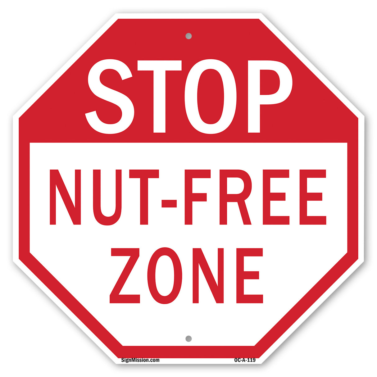 Stop Nut-free Zone