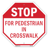 Stop For Pedestrian in Crosswalk