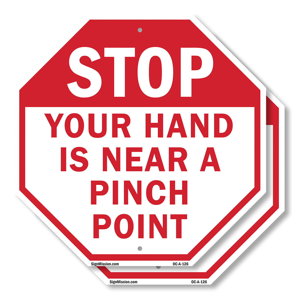 Stop Your Hand Is Near a Pinch Point