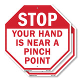 Stop Your Hand Is Near a Pinch Point