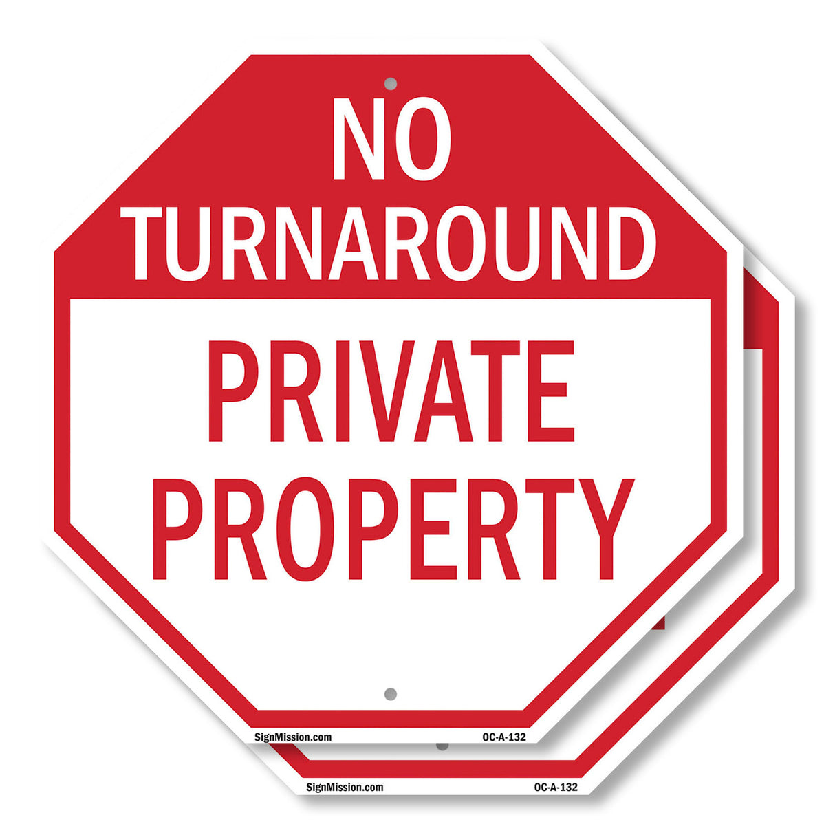 No Turnaround Private Property