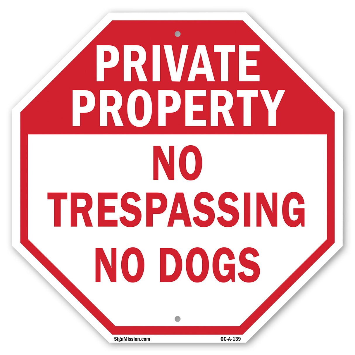 Private Property No Trespassing No Dogs