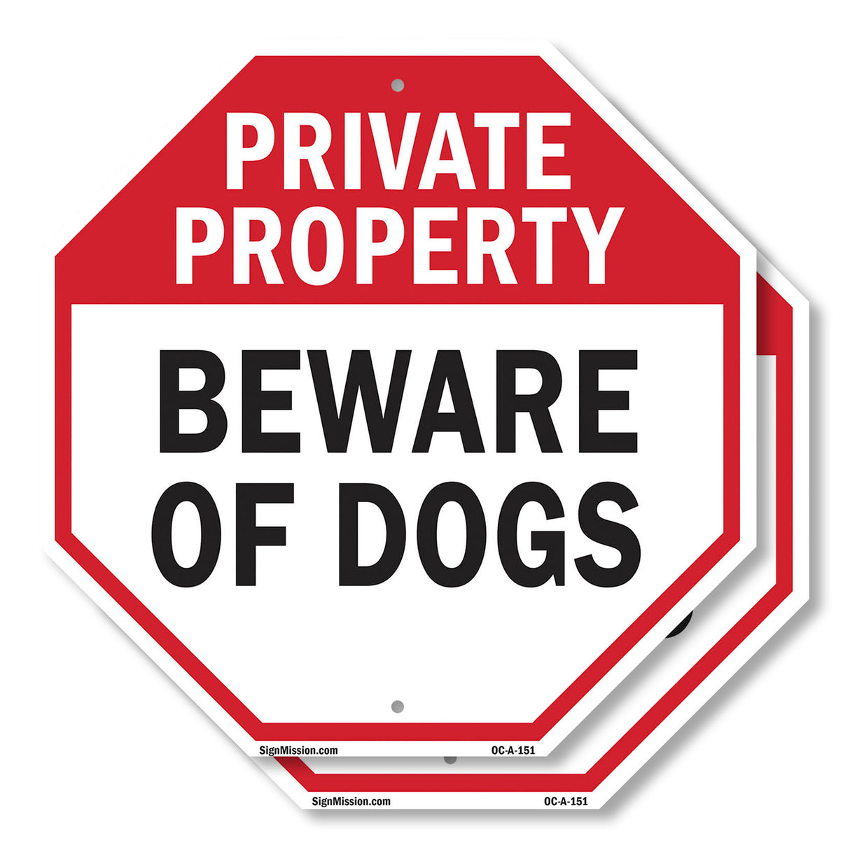 Private Property Beware of Dogs