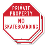 Private Property No Skateboarding