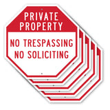 Private Property No Trespassing No Soliciting