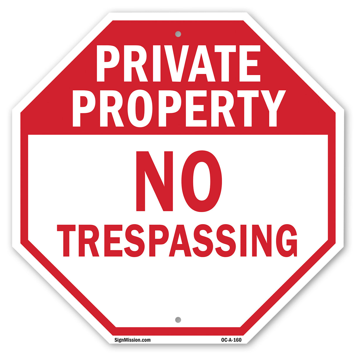 Private Property No Trespassing
