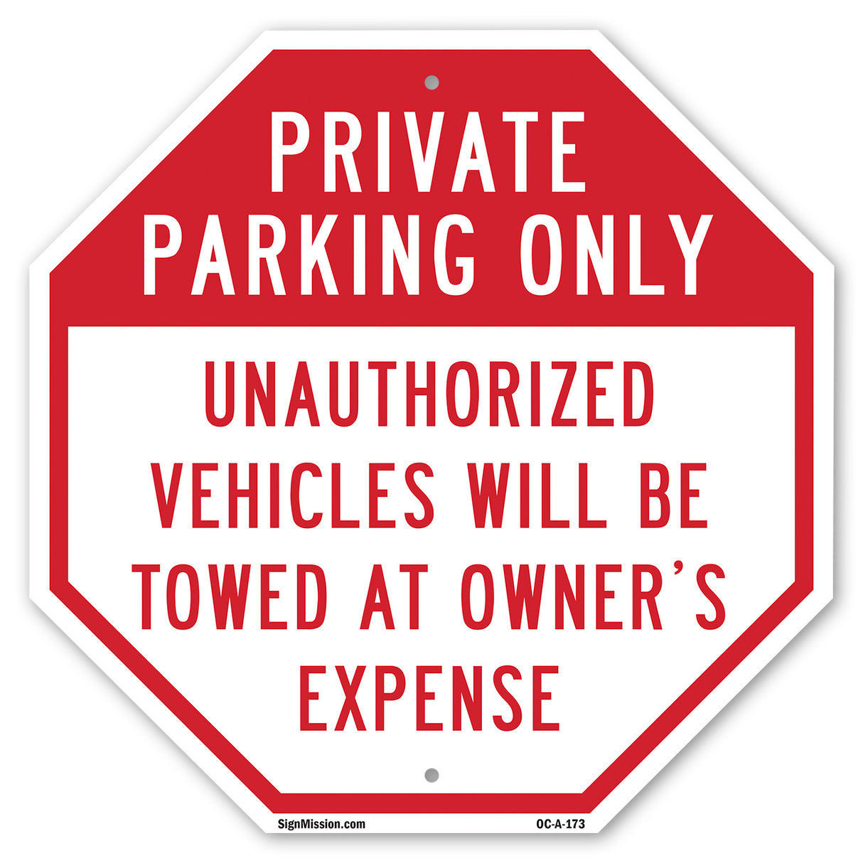 Private Parking Only Unauthorized Vehicles Will Be Towed at Owner's Expense