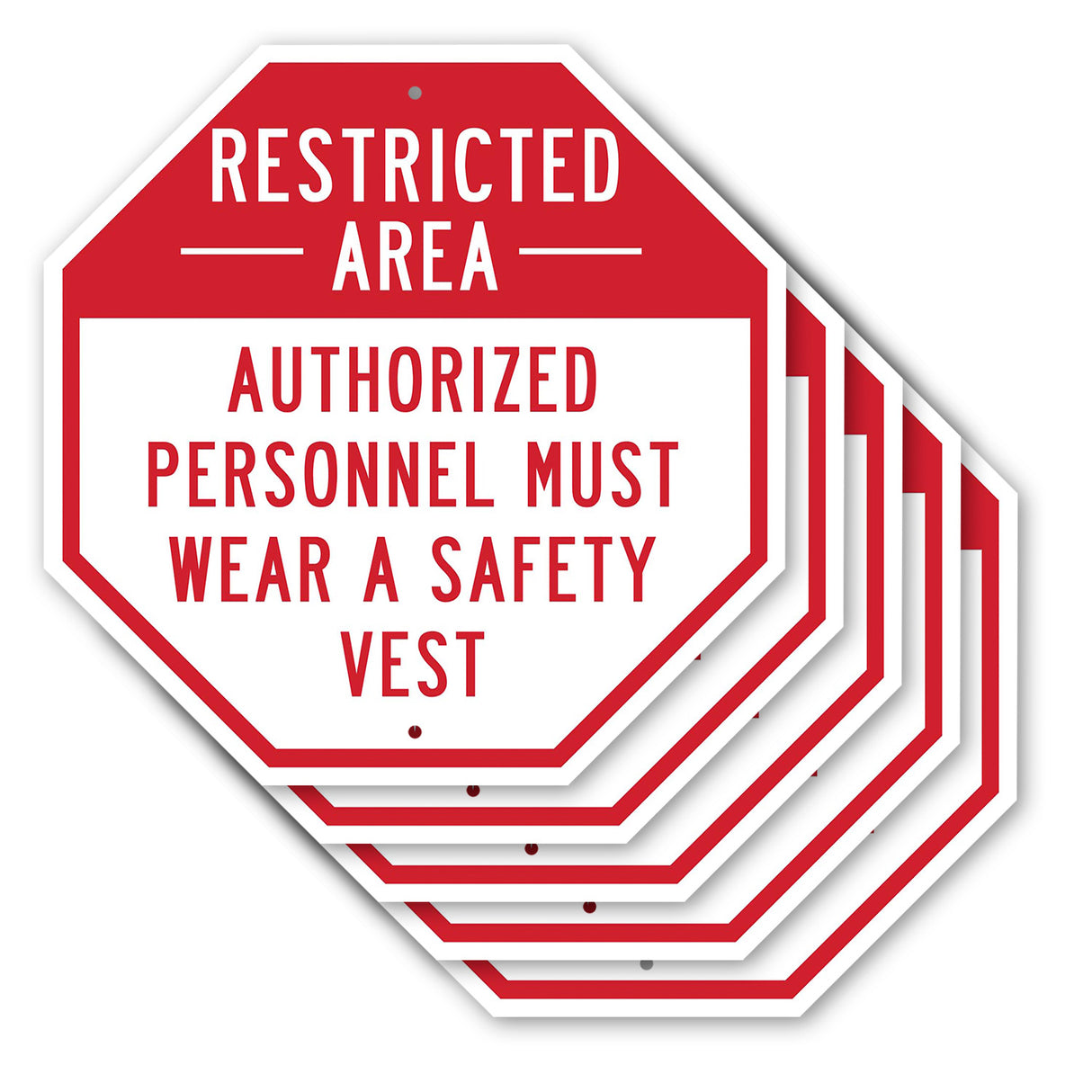 Restricted Area Authorized Personnel Must Wear a Safety Vest