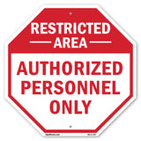 Restricted Area Authorized Personnel Only