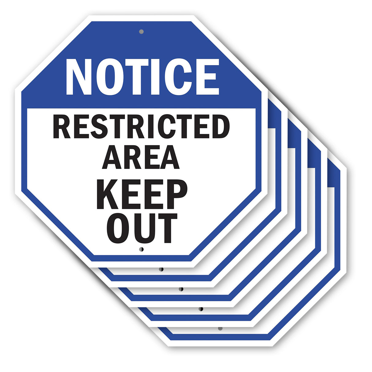 Notice Restricted Area Keep Out