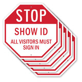 Stop Show Id All Visitors Must Sign In