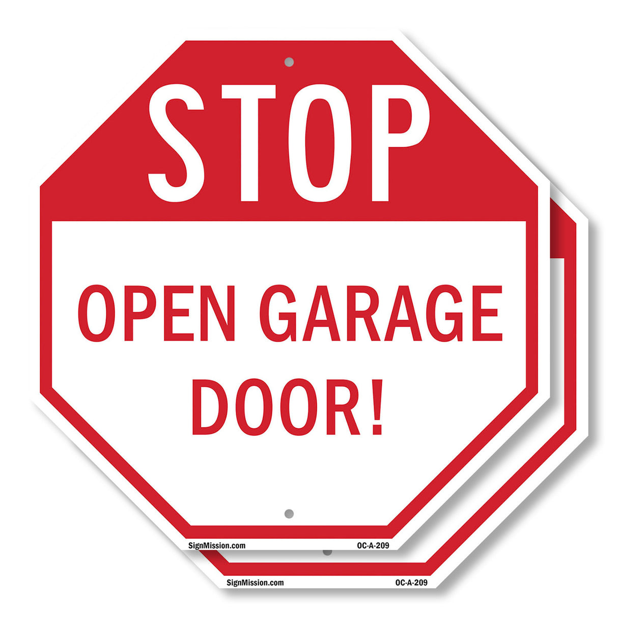 Stop Open Garage Door!