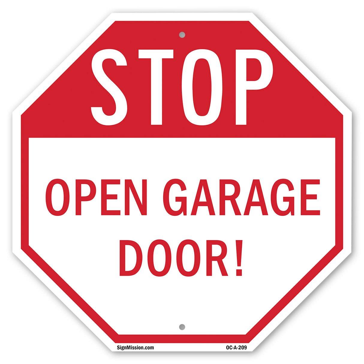 Stop Open Garage Door!