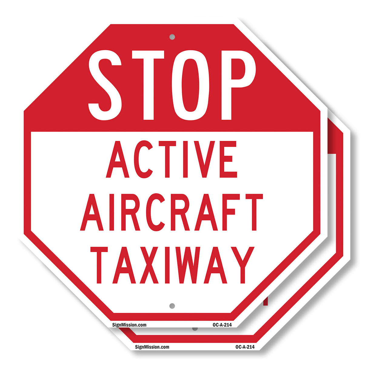 Stop Active Aircraft Taxiway