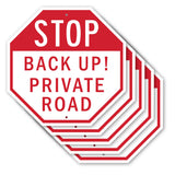 Stop Back Up! Private Road