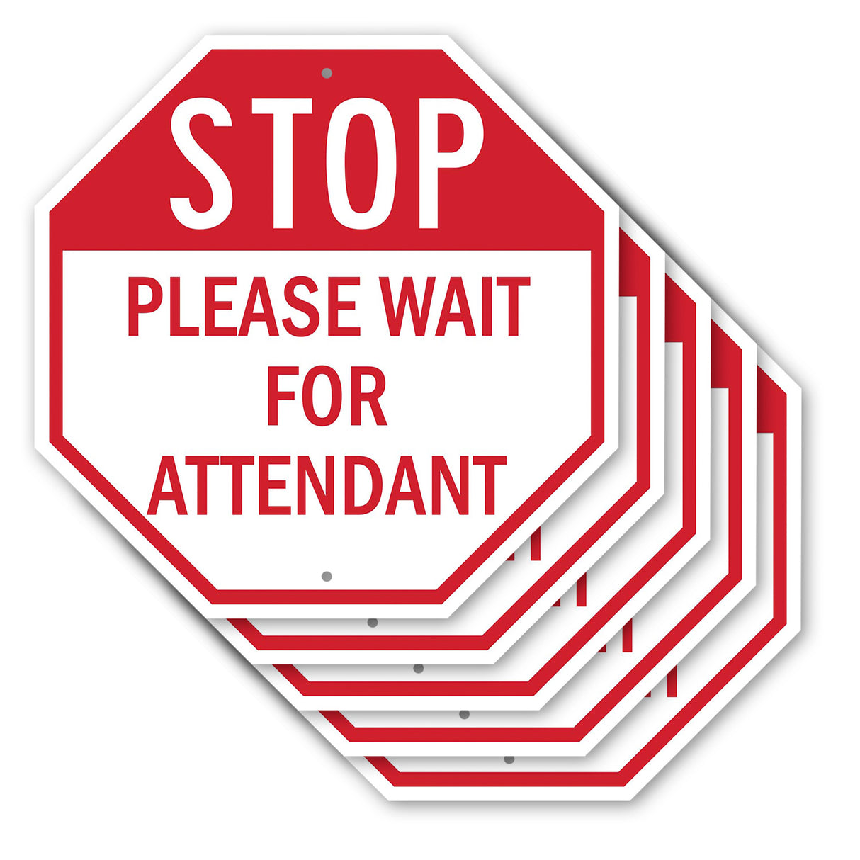 Stop Please Wait for Attendant