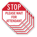 Stop Please Wait for Attendant