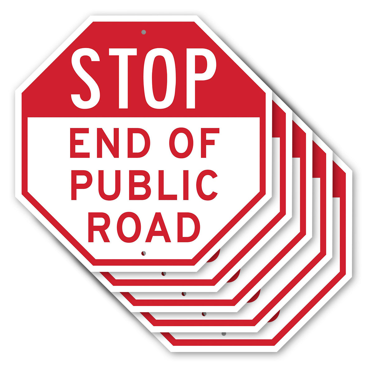 Stop End of Public Road