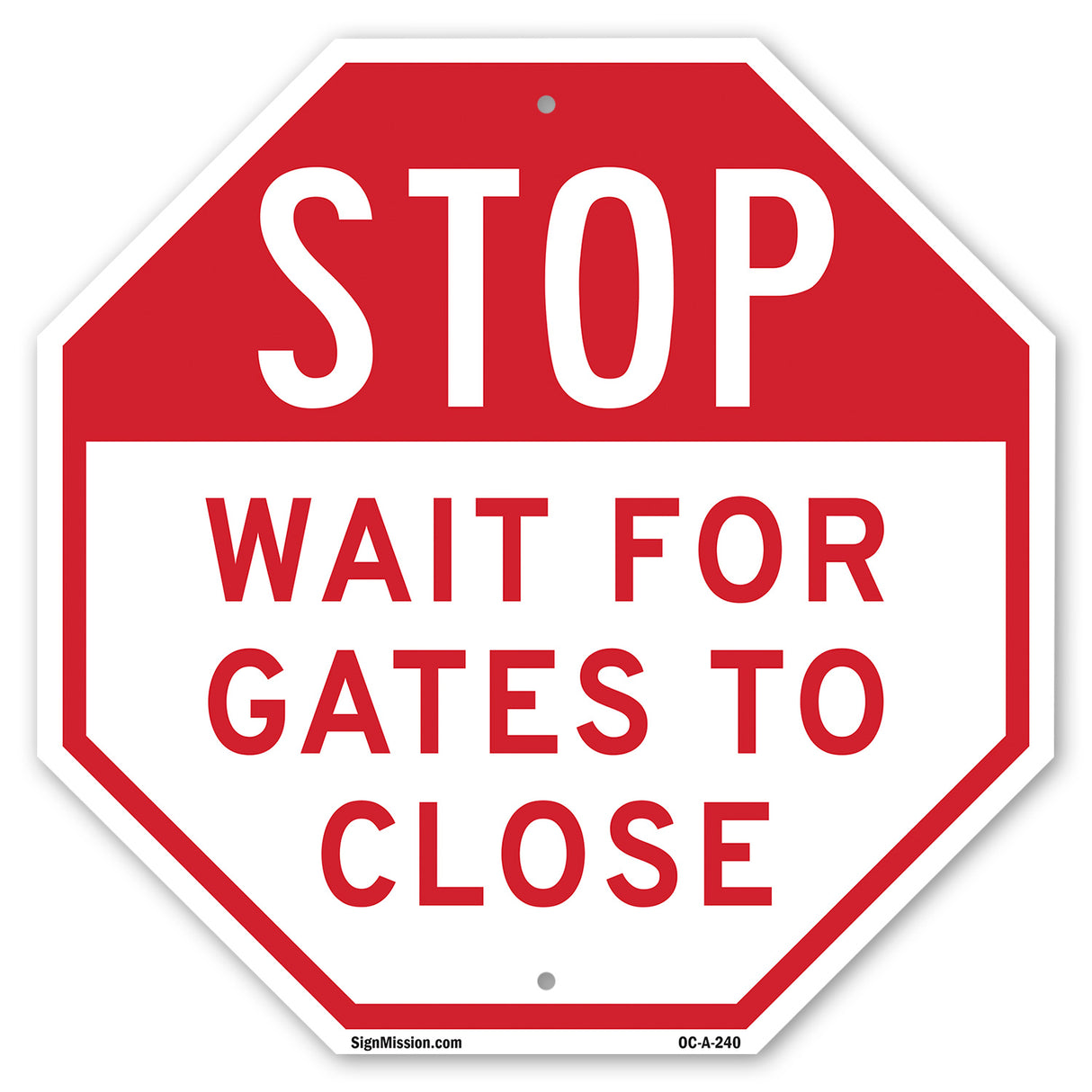 Stop Wait for Gates to Close