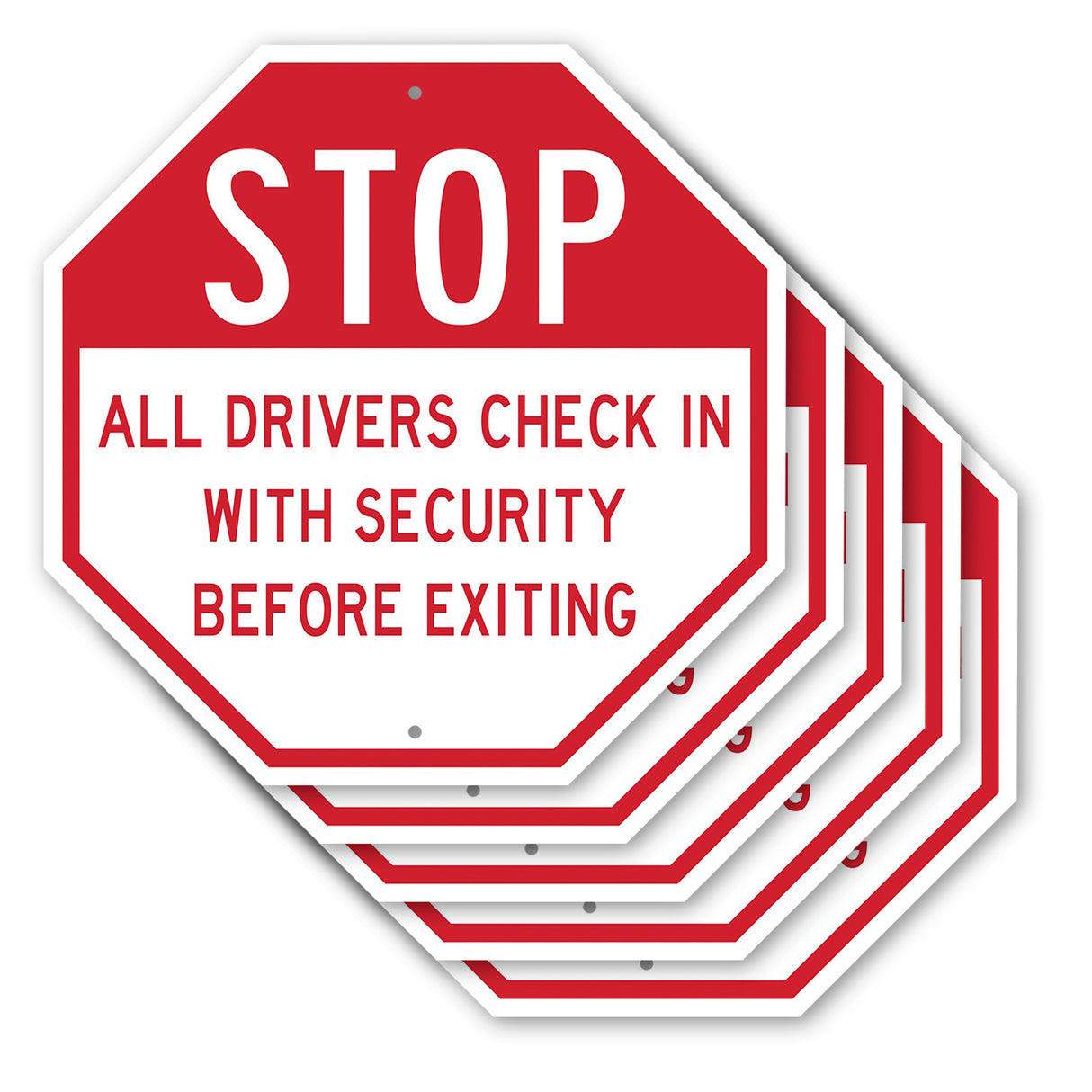 Stop All Drivers Check in With Security Before Exiting