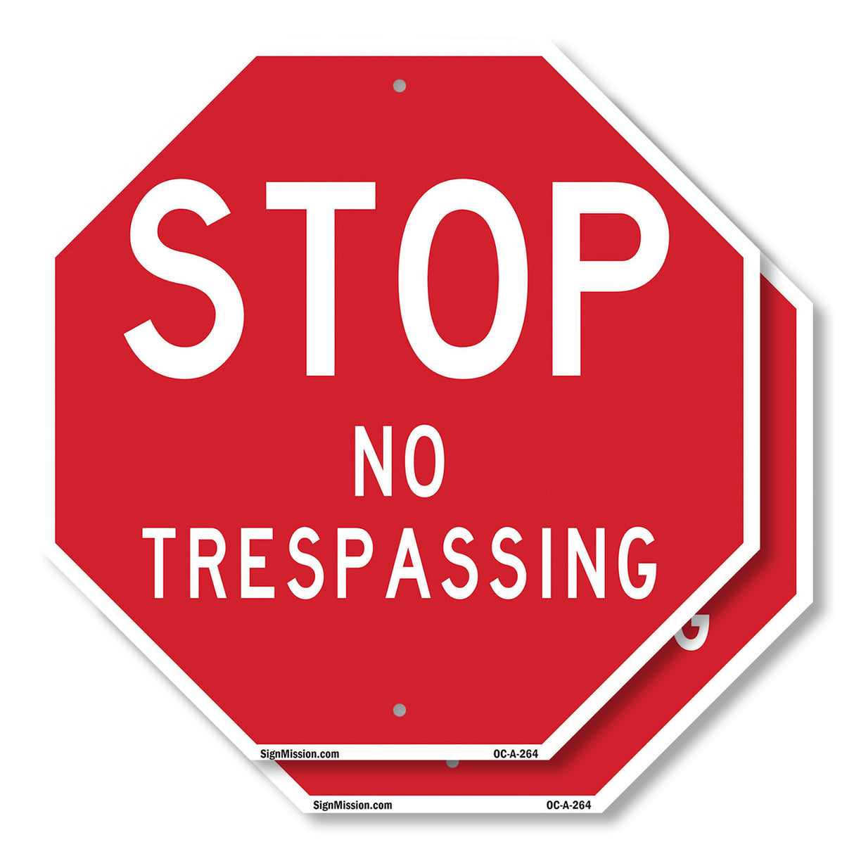 Stop No Trespassing