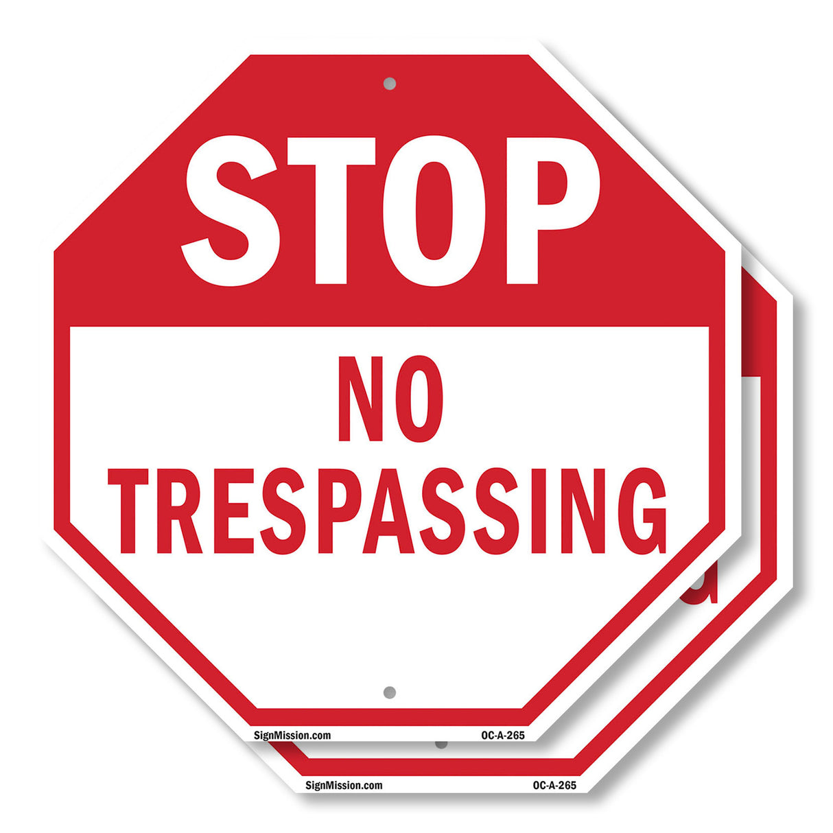 Stop No Trespassing