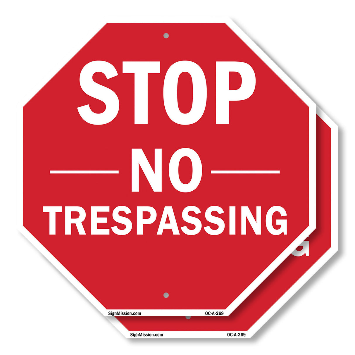 Stop No Trespassing