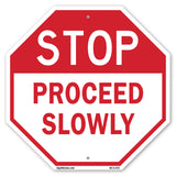 Stop Proceed Slowly