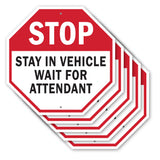 Stop Stay in Vehicle Wait for Attendant